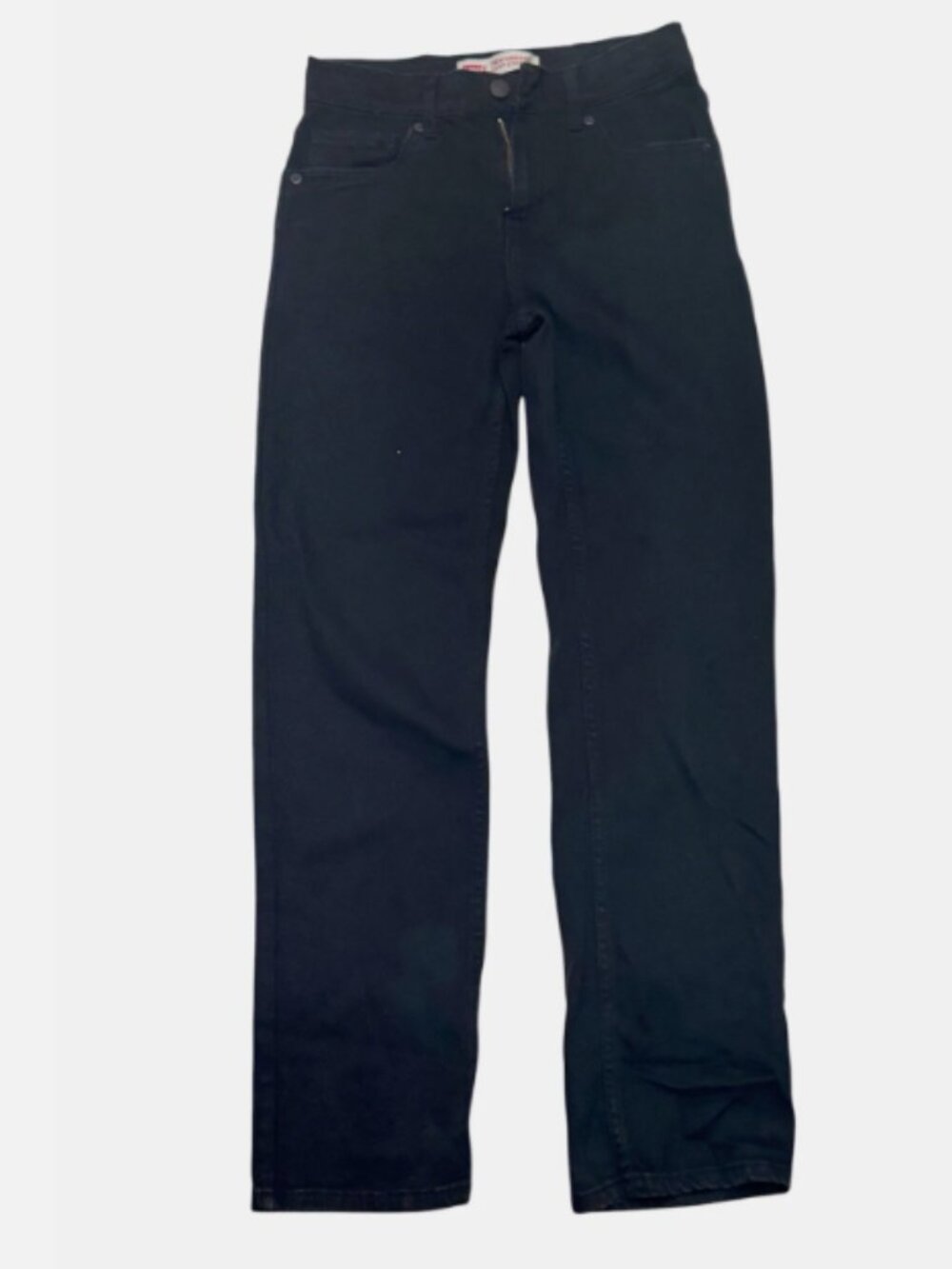 Women’s 514 Straight Black Jeans Size 14 Reg W27XL29 Stretch Denim